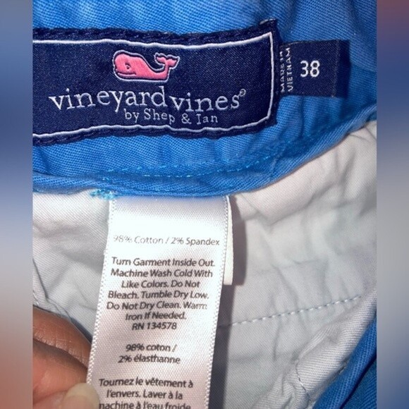 Vineyard Vines Breaker Blue Shorts Size 38 - Picture 8 of 11